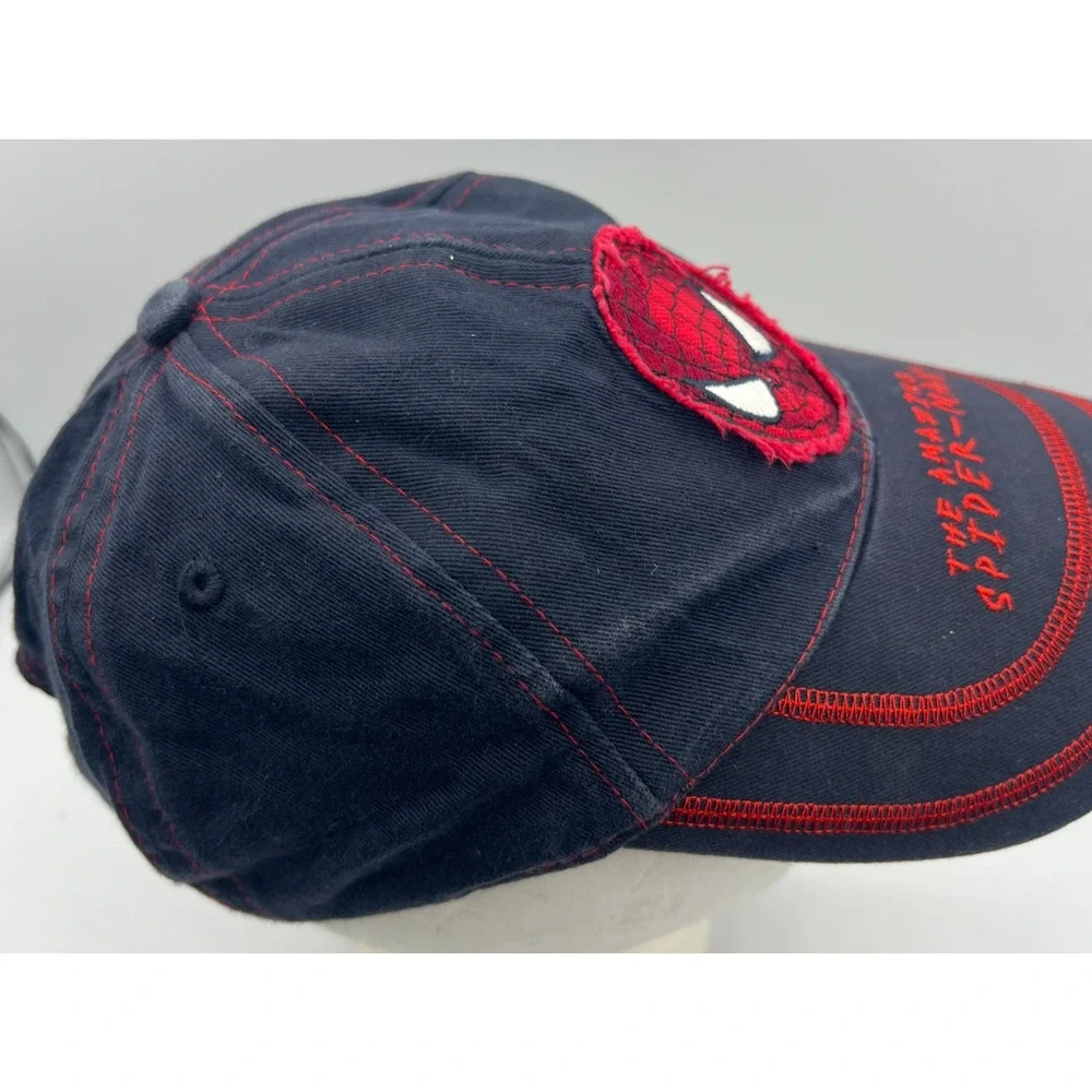Marvel Spider-Man Kids Baseball Cap Navy Red Embroidered Adjustable Hat